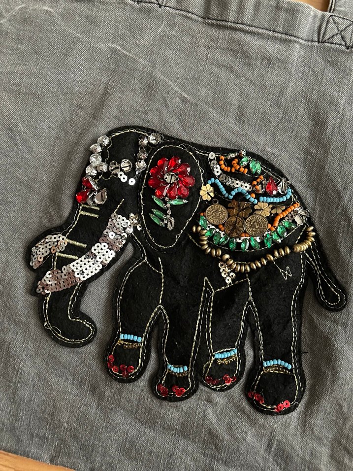 Bohem Y2K Denim Kadın Çanta - Görsel 2