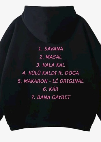 Motive 22 Albüm Hoodie Taşlı/Taşsız - Görsel 3