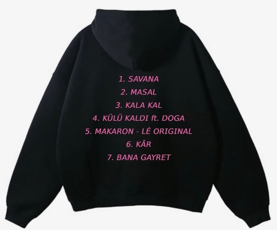 Motive 22 Albüm Hoodie Taşlı/Taşsız - Görsel 3