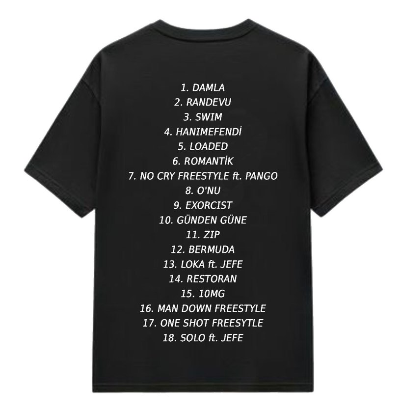 Taşlı Motive Romantik Albüm Tshirt - Görsel 3