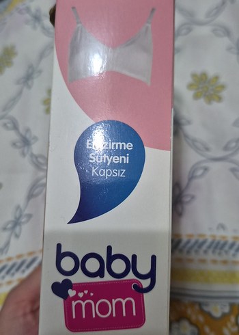 Beyaz Baskılı Emzirme Sütyeni Pamuklu - Görsel 2