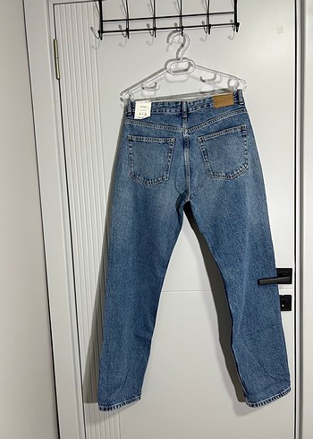 Pull and Bear Kadın Mavi Denim Regular Fit Jean