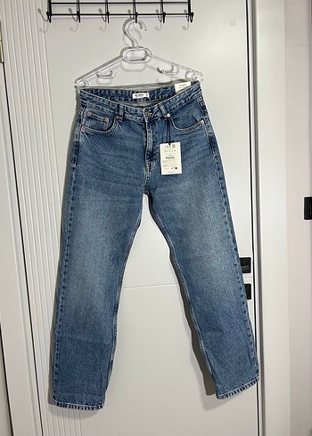 Kadın Mavi Denim Regular Fit Jean