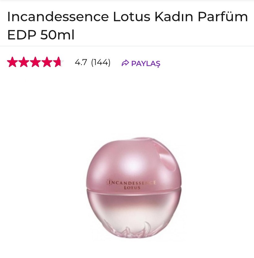 Incandessence Lotus Kadın Parfümü - Görsel 2