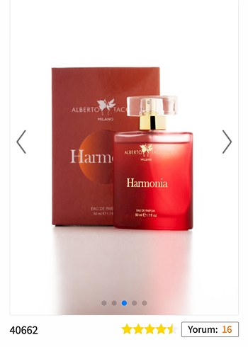 Alberto Taccini Harmonia Kadın Parfümü 50 ml - Görsel 2