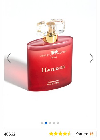 Alberto Taccini Harmonia Kadın Parfümü 50 ml - Görsel 4