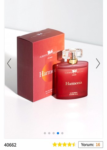 Alberto Taccini Harmonia Kadın Parfümü 50 ml - Görsel 5