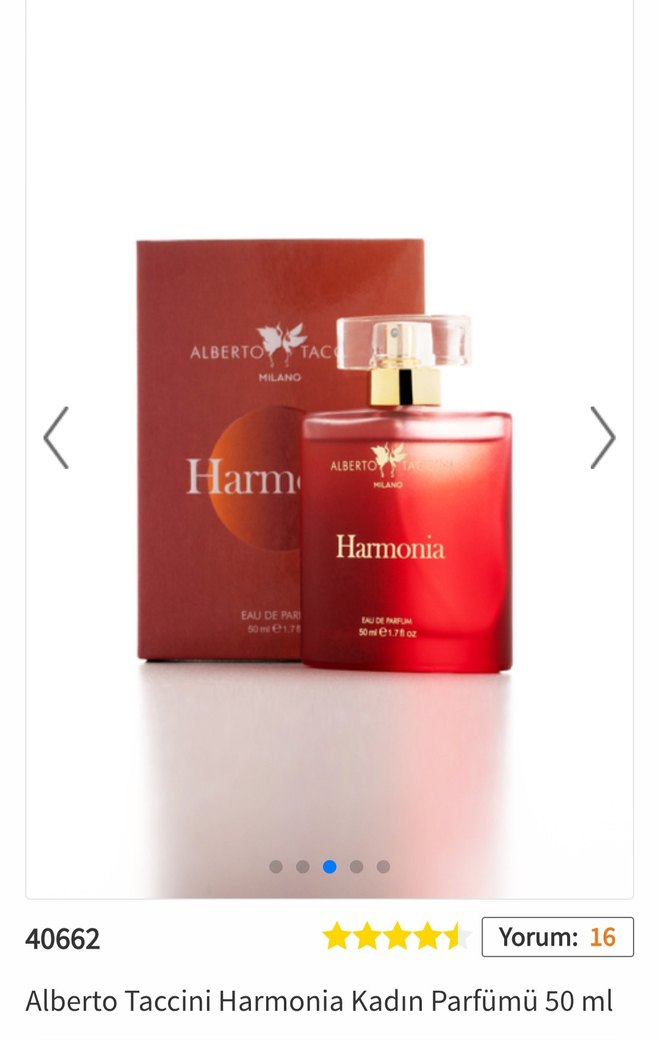 Alberto Taccini Harmonia Kadın Parfümü 50 ml - Görsel 3