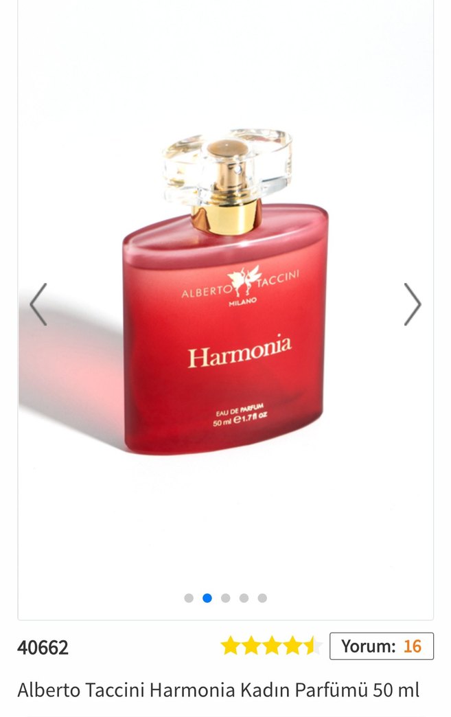 Alberto Taccini Harmonia Kadın Parfümü 50 ml - Görsel 4