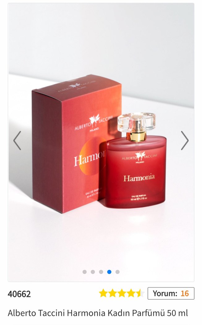 Alberto Taccini Harmonia Kadın Parfümü 50 ml - Görsel 5