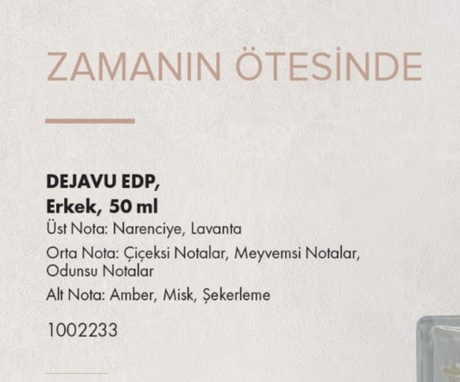 Farmasi Dejavu EDP Erkek Parfüm - Görsel 2