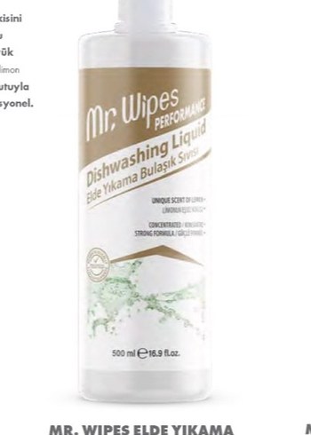 Mr. Wipes Sıvı Bulaşık Deterjanı 500ml