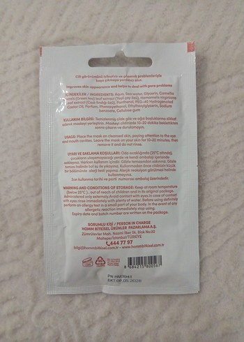 3'lü Kadın Yüz Maskesi Seti - Görsel 5