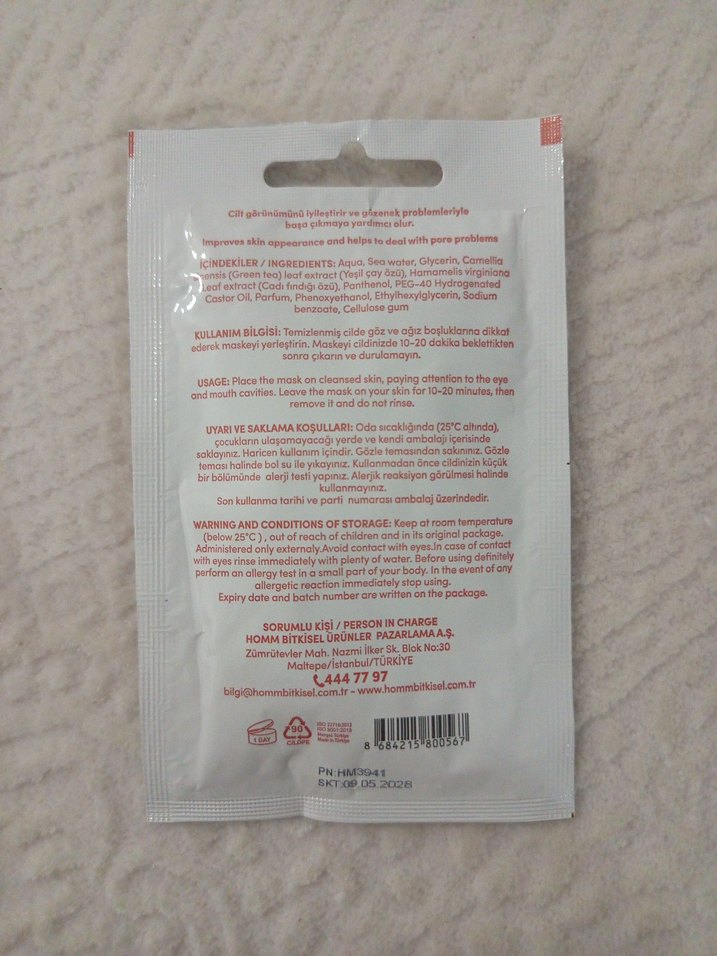 3'lü Kadın Yüz Maskesi Seti - Görsel 5