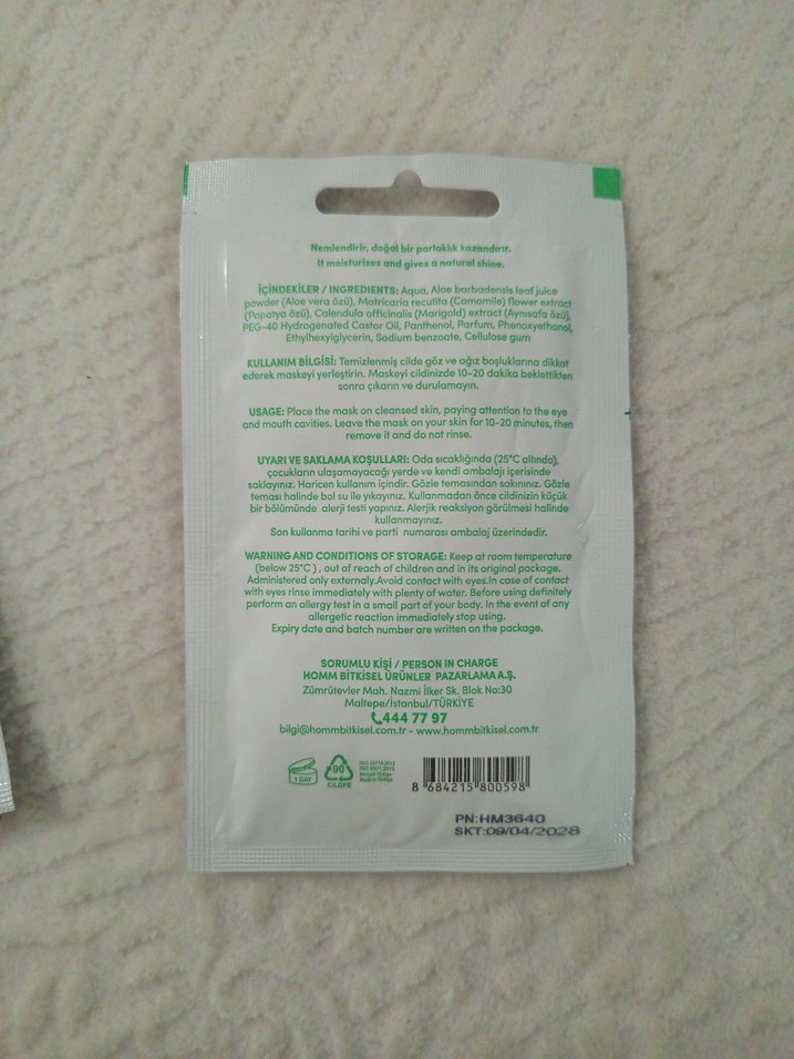 3'lü Kadın Yüz Maskesi Seti - Görsel 3