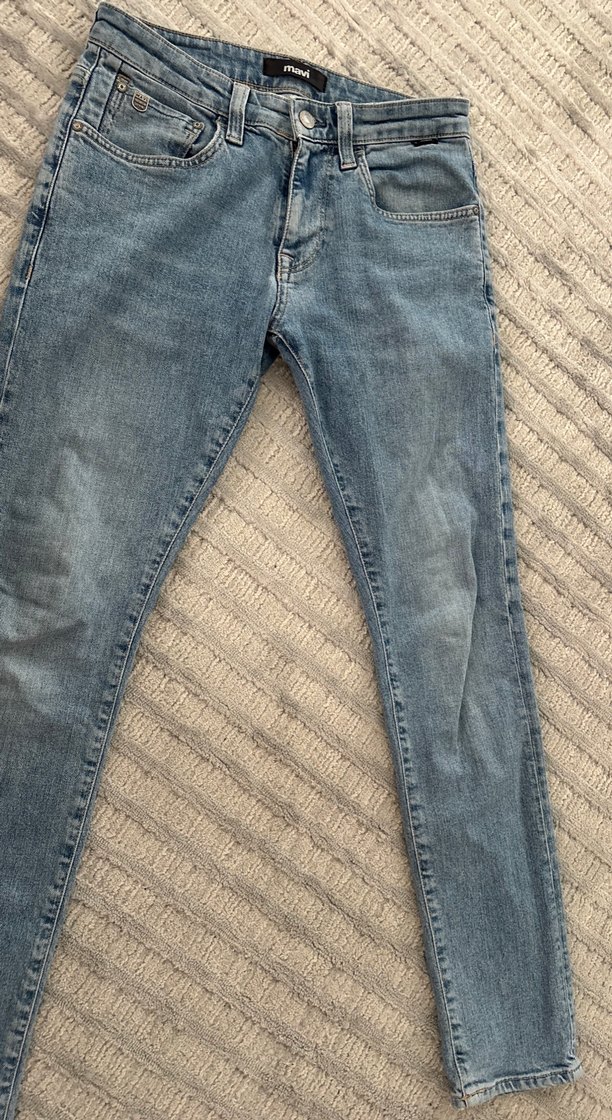 Mavi Renk erkek Denim skinny Jean - Görsel 2