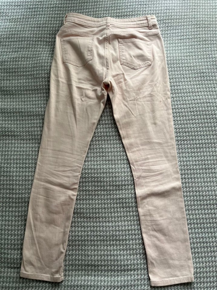 Açık pembe Midi Denim Kadın Pantolon - Görsel 2