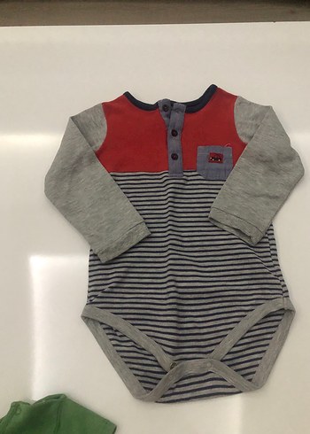 Bebek Erkek Uzun Kollu Renkli Body Seti - Görsel 5