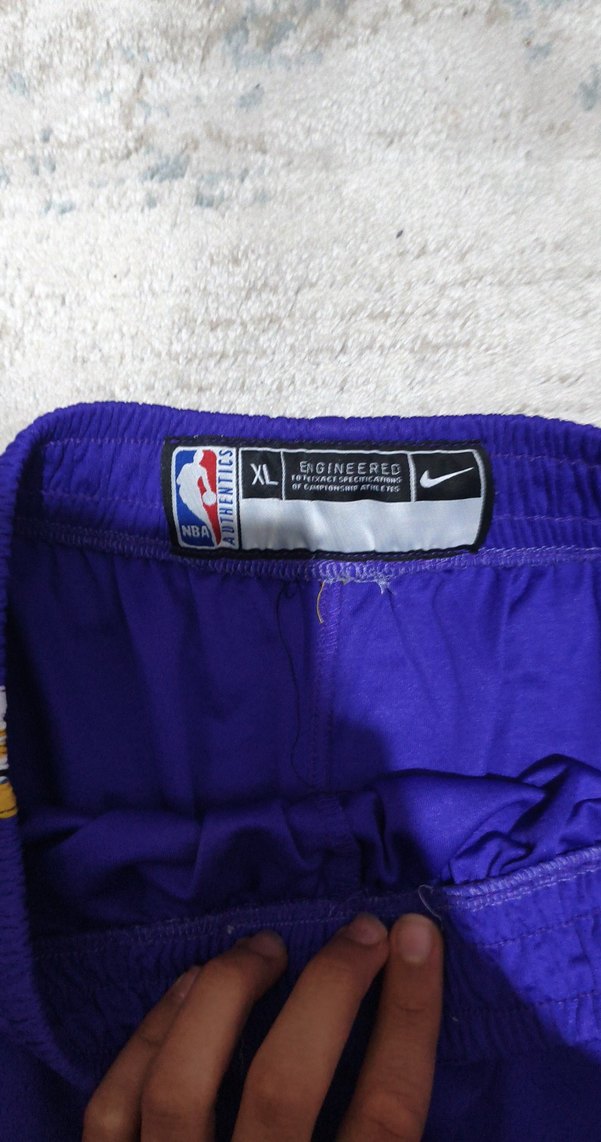 Renkli Baskılı Mor Spor Erkek Şort - Görsel 4