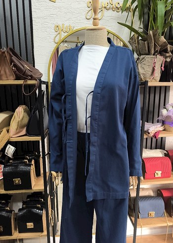 Diğer Lacivert Camelya marka kimono takim