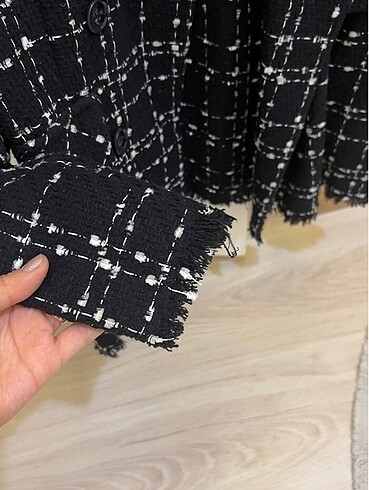 m Beden Tüvit Blazer Ceket