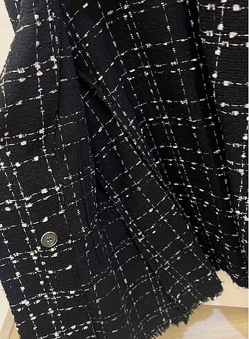 m Beden siyah Renk Tüvit Blazer Ceket
