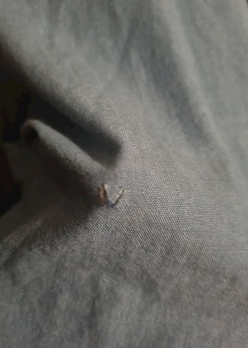 Düğmeli Mavi Denim Erkek Gömlek - Görsel 3