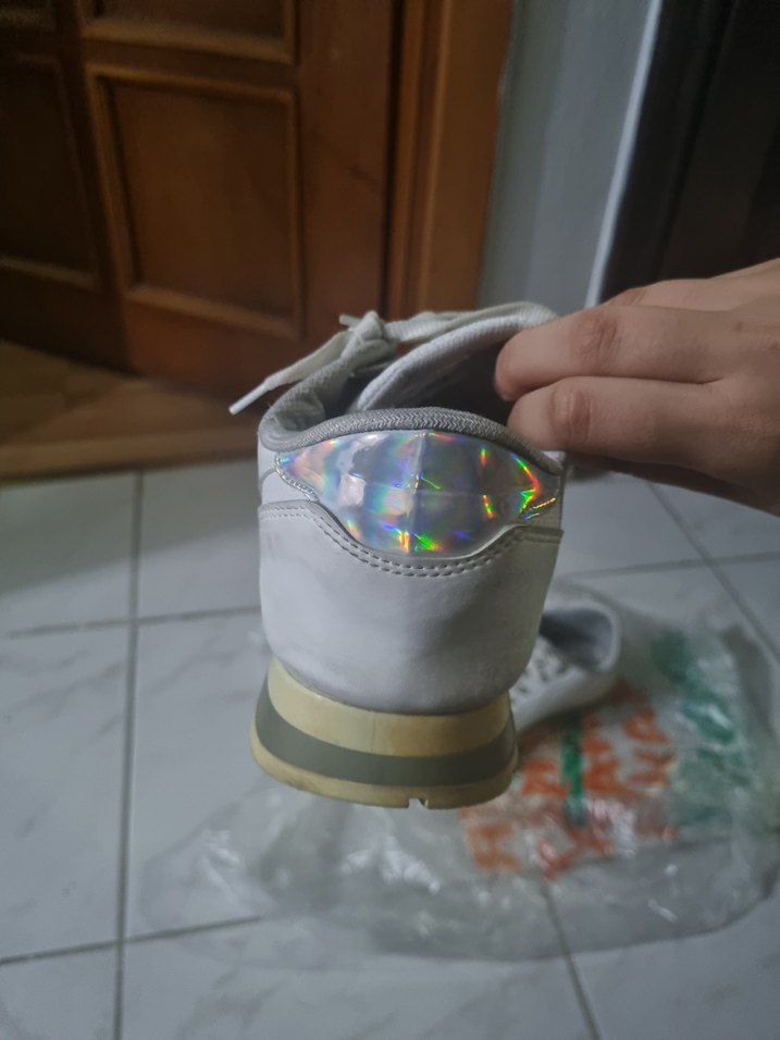 Beyaz Kadın Spor Ayakkabı - Görsel 3