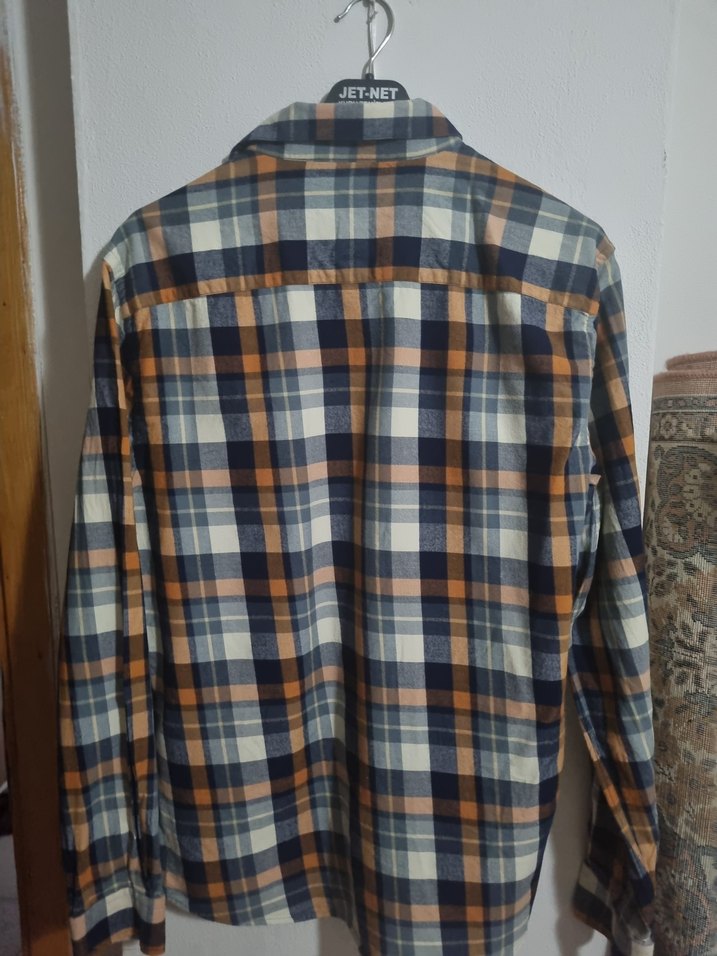 Erkek Ekose Uzun Kollu Gömlek - Görsel 3