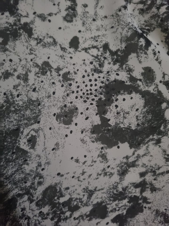 Gri Batik Desenli Uzun Kollu Salaş Tunik - Görsel 2