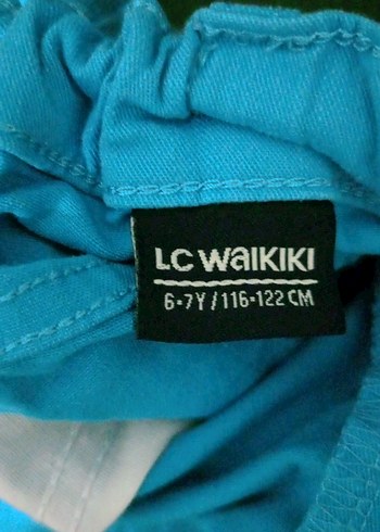LC Waikiki Erkek Çocuk Mavi Denim Düğmeli Şort