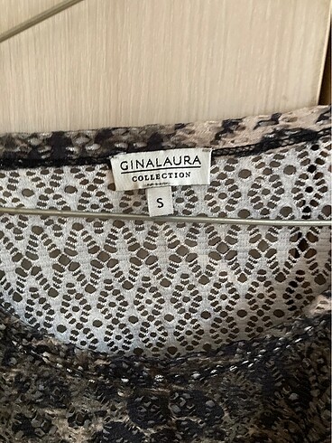 American Vintage Y2K leopar desenli delikli bluz