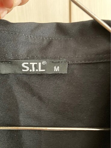 m Beden Siyah Oversize Gömlek