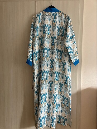 s Beden Desenli Uzun Kimono