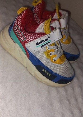 Diğer Renkli Erkek Çocuk Spor Ayakkabı Velcro