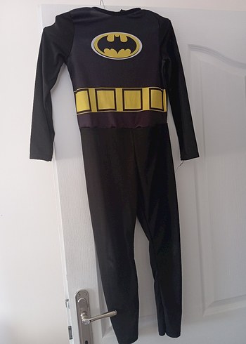 Çocuk Batman Kostümü Siyah Bel Detaylı - Görsel 2