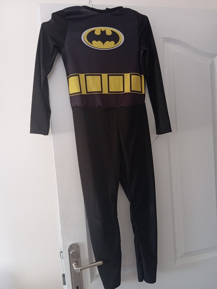 Çocuk Batman Kostümü Siyah Bel Detaylı - Görsel 2