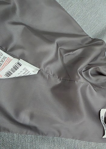 Gri erkek çocuk düğmeli blazer ceket - Görsel 8