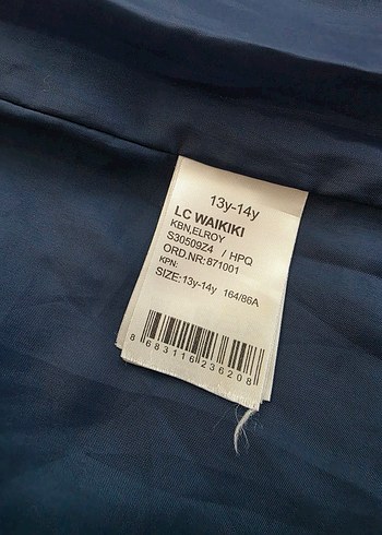 Lcw Erkek çocuk Mavi ince Mont - Görsel 8