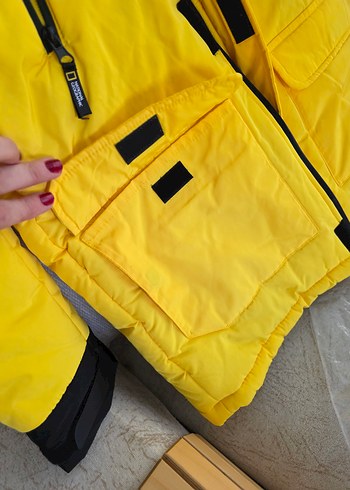 Orijinal Natıonal Geographıc Sarı Siyah  Erkek Çocuk Mont - Görsel 5