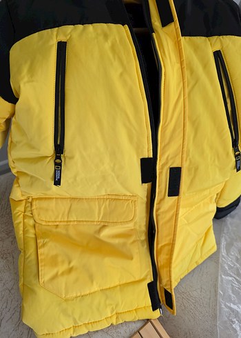 Orijinal Natıonal Geographıc Sarı Siyah  Erkek Çocuk Mont - Görsel 3