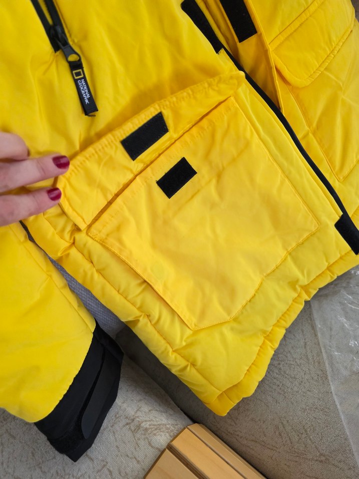 Orijinal Natıonal Geographıc Sarı Siyah  Erkek Çocuk Mont - Görsel 5