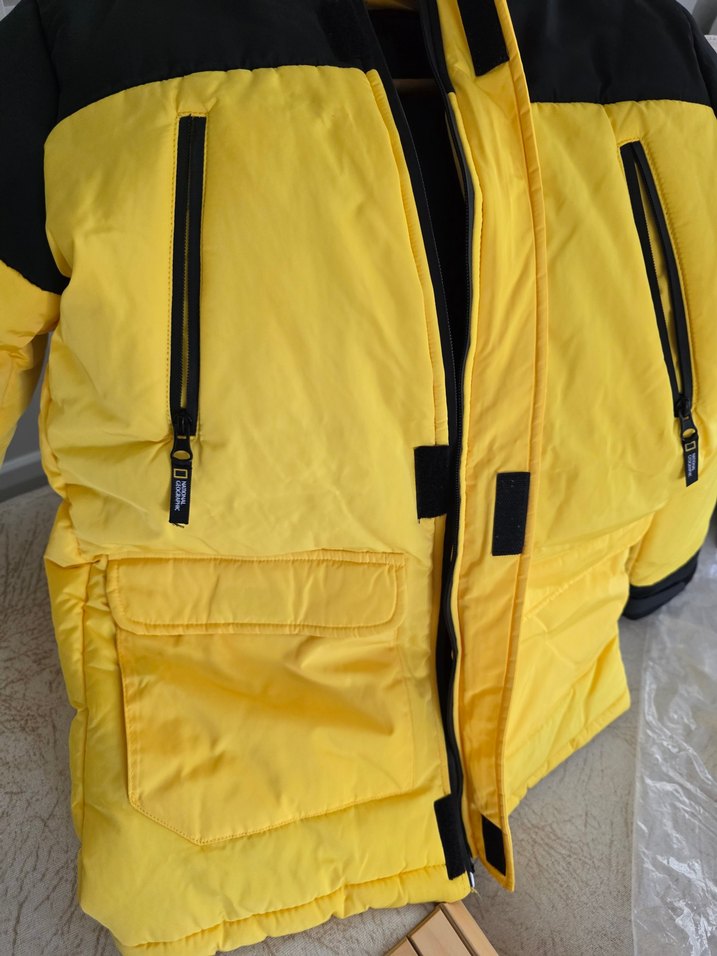 Orijinal Natıonal Geographıc Sarı Siyah  Erkek Çocuk Mont - Görsel 3