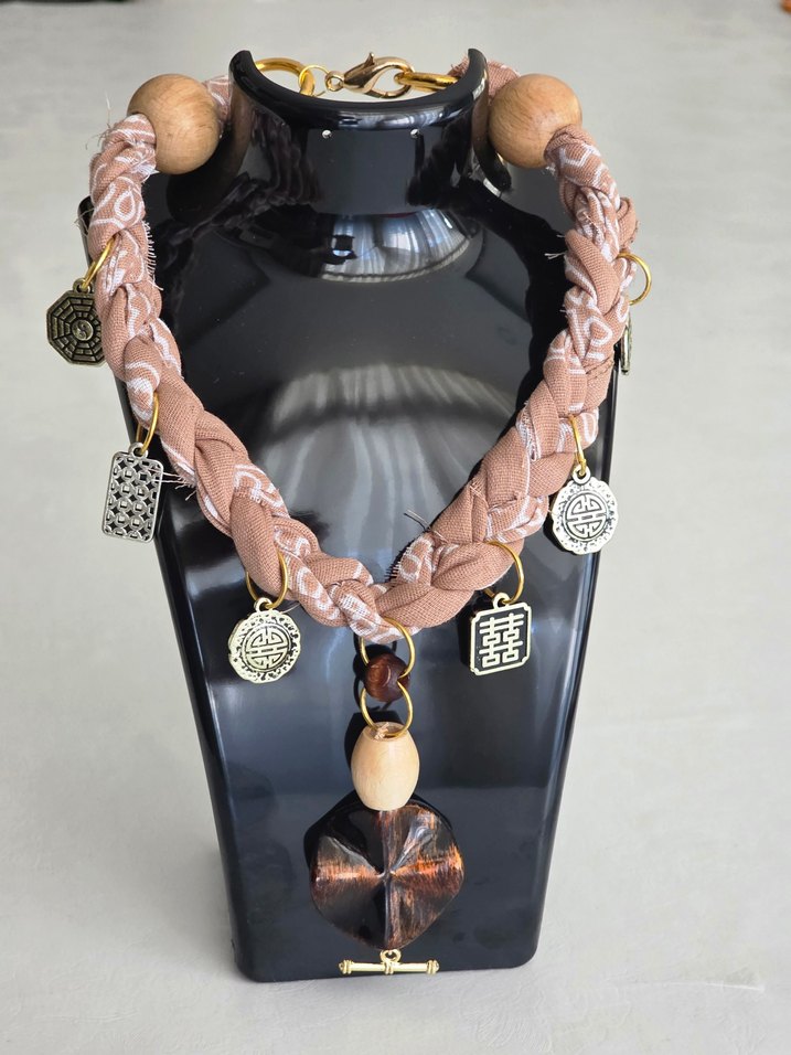 Bohem Etnik Desenli Kolye - Görsel 2