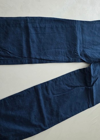 11-12 Yaş Beden Lcw Beyaz Erkek Çocuk Keten Pantolon