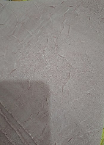 Lila Kadın Keten Pilili Şal - Görsel 3