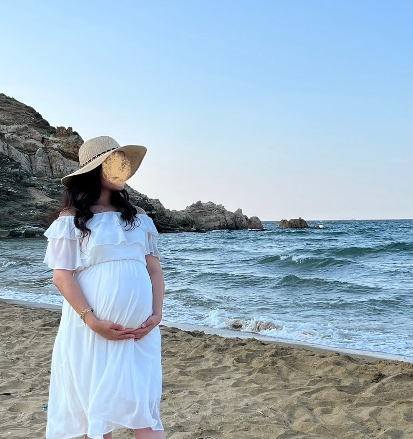 Beyaz Fırfır Yaka Şifon Elbise - Görsel 3