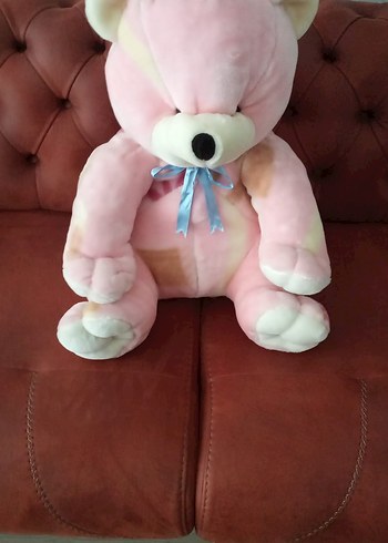 Pembe Peluş Ayıcık Oyuncak - Görsel 2