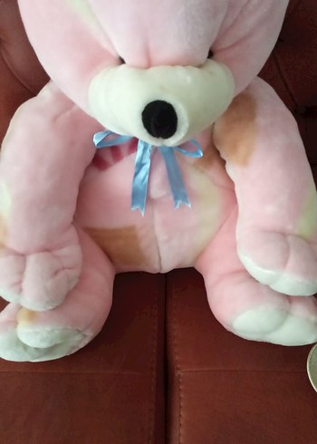 Pembe Peluş Ayıcık Oyuncak - Görsel 3