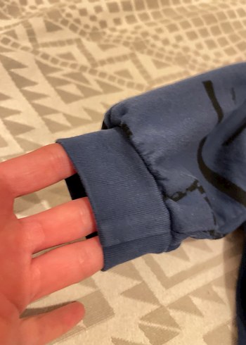 Uzun Kollu Mavi Bebek body - Görsel 5